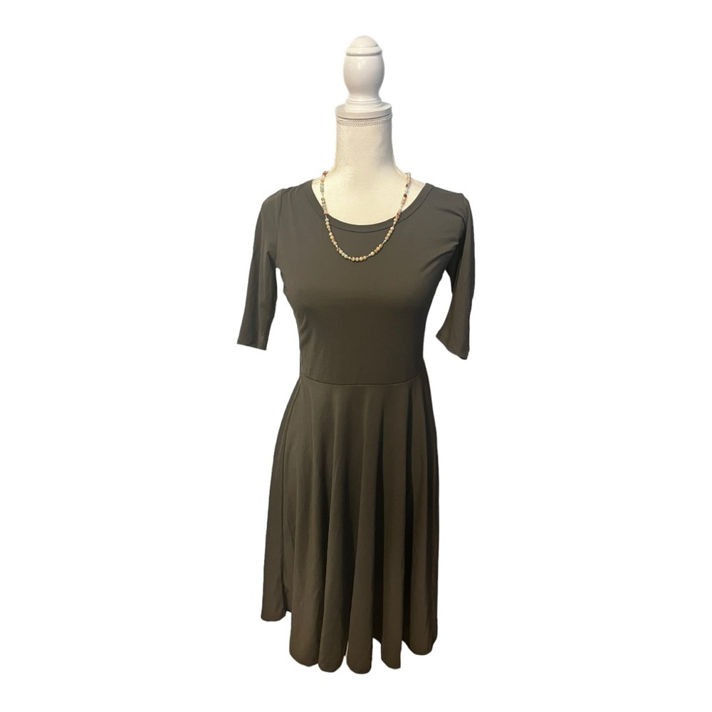 Lularoe Solid Grey Nicole Dress
